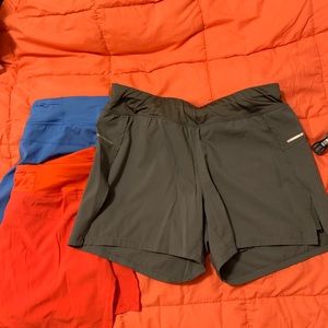 3pair of athletic shorts